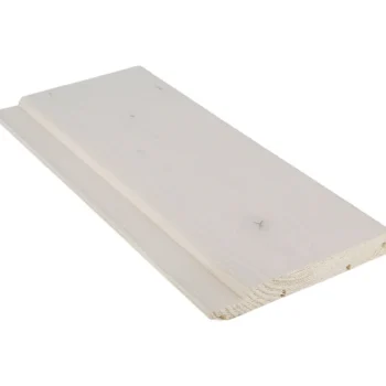 Cent Puutavara-Sisustuspaneeli STP 14x120x4470, Kuusi, Valkolakattu, Päätypontattu 6 Kpl