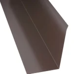 Keraplast Pihan Rakennusmateriaalit-Sivuliitäntäpelti , 75+115 Mm, 90u00b0 Tummanruskea, 1,25 M + Täytepala