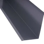 Keraplast Pihan Rakennusmateriaalit-Sivuliitäntäpelti , 75+115 Mm, 90u00b0 Tummanharmaa, 1,25 M + Täytepala