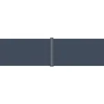 Lykke Pihan Rakennusmateriaalit-Sivumarkiisi 1,6 X 3 M(x2) Kaksipuolinen, Tummanharmaa