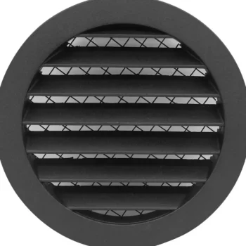 Europlast LVI-Säleikkö Alumiiniseos, u00d8 125mm, Antrasiitti