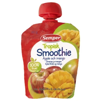 Semper Lastenruoka-ateriat Ja Välipalat^Smoothie 90 G Tropisk 6 Kk