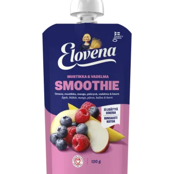Elovena Mehut, Mehutiivisteet Ja Glögit^Smoothie 120 G Mustikka & Vadelma