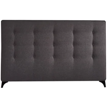 Chic Home Huonekalut-Sängynpääty Collection 170 X 111 Cm, Kangasverhoilu, Tummanharmaa