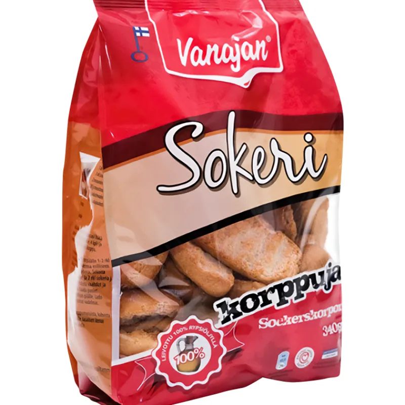 sokerikorppu-vanajan-340-g-ykYQDhEe-0.webp Vanajan Kuivaleivät Ja Korput^Sokerikorppu 340 G