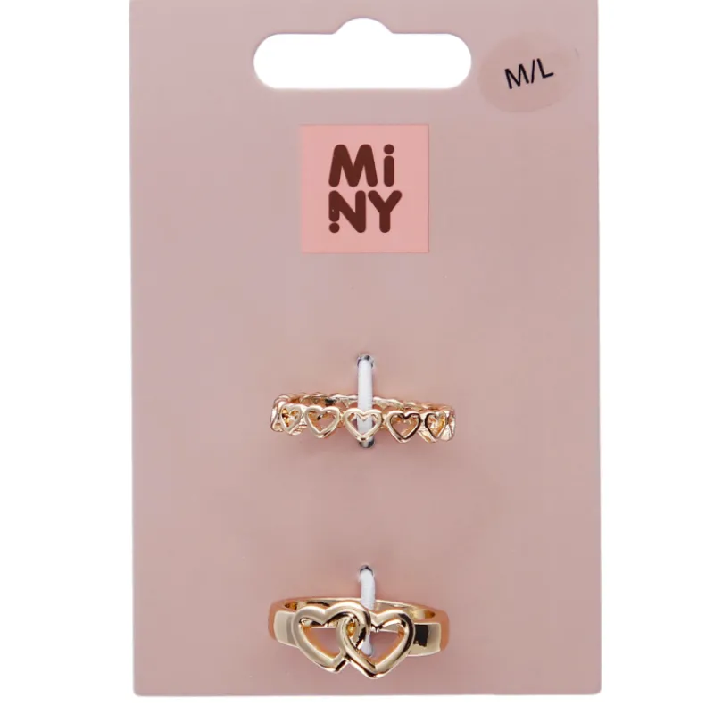 sormussetti-miny-2-kpl-kullanv-SYSLxxTP-0.webp Miny Korut Ja Kellot^Sormussetti 2 Kpl Kullanvärinen Sydän