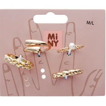 Miny Korut Ja Kellot^Sormussetti 4 Kpl Kulta