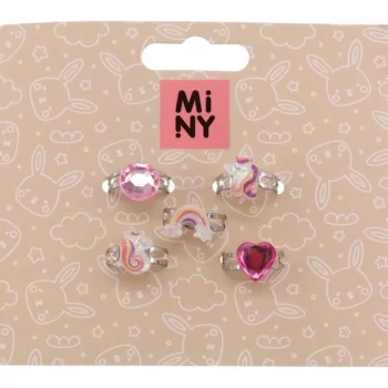 Miny Korut Ja Kellot^Sormussetti 5 Kpl