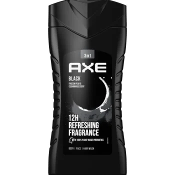 Axe Miesten Ihonhoito Ja Puhdistus^Suihkusaippua 250 Ml Black