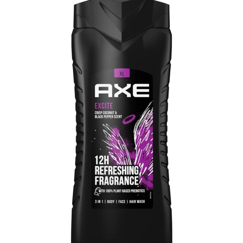 suihkusaippua-axe-400-ml-excit-WyggQUNN-0.webp Axe Miesten Ihonhoito Ja Puhdistus^Suihkusaippua 400 Ml Excite