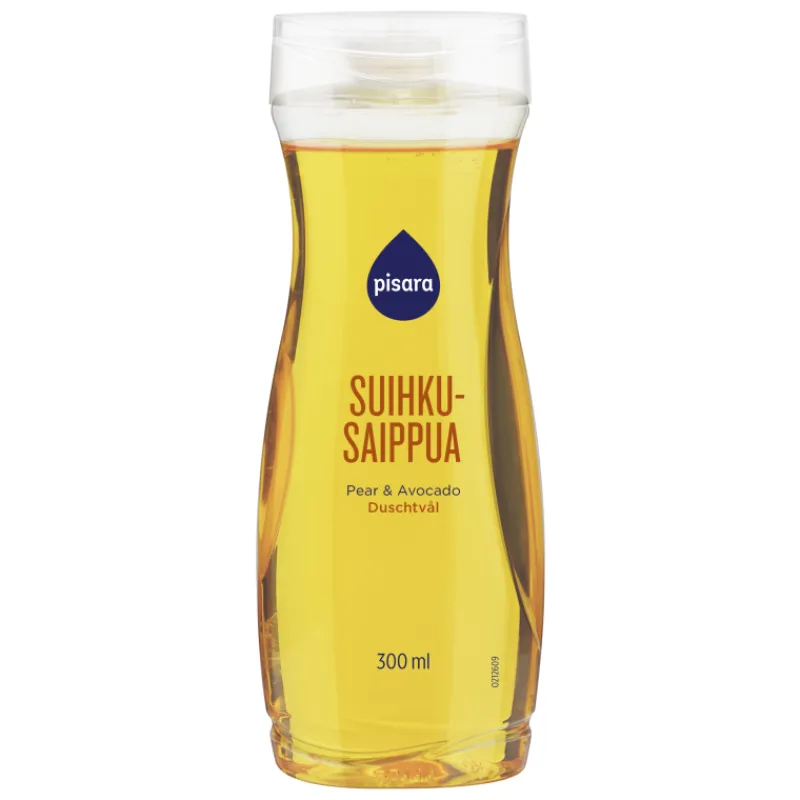 suihkusaippua-pisara-300-ml-pe-JQQyRQdW-0.webp Pisara Saippuat Ja Kylpyvaahdot^Suihkusaippua 300 Ml Pear & Avocado