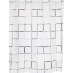 Kotikulta Kylpyhuone- Ja Saunatekstiilit-Suihkuverho 180 X 200 Cm Neliö