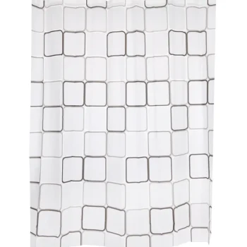 Kotikulta Kylpyhuone- Ja Saunatekstiilit-Suihkuverho 180 X 200 Cm Neliö