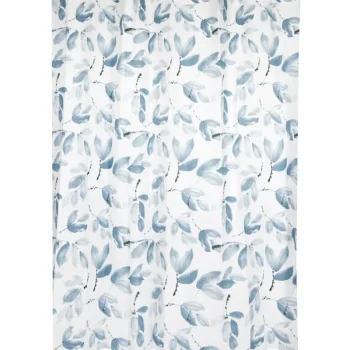 Kotikulta Kylpyhuone- Ja Saunatekstiilit-Suihkuverho 180 X 200 Cm Sinilumme