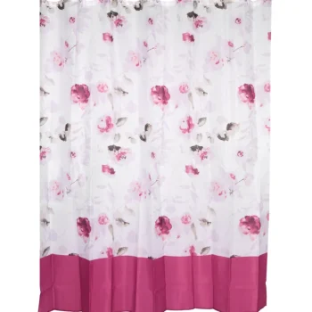 Kotikulta Kylpyhuone- Ja Saunatekstiilit-Suihkuverho 180 X 200 Cm Romanssi