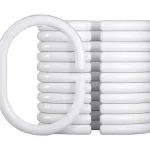 Kotikulta Verhot Ja Verhotarvikkeet-Suihkuverhorengas 12 Kpl Valkoinen