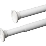 Kotikulta Verhot Ja Verhotarvikkeet-Suihkuverhotanko 75-125 Cm Valkoinen