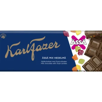 Fazer Suklaat^Suklaalevy 200 G Ässä Mix Hedelmä