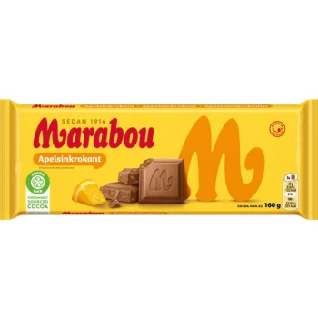Marabou Suklaat^Suklaalevy 160 G Apelsinkrokant