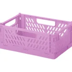 Miny Sisustuskorit-Taitettava Muovikori L 30,5 X 19,7 X 12,5 Cm, Lila