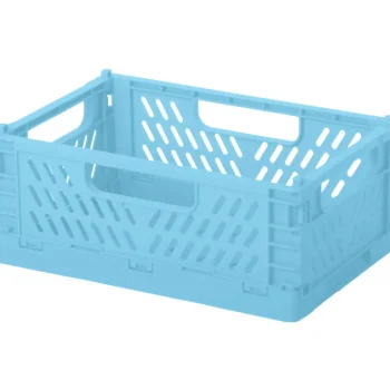 Miny Sisustuskorit-Taitettava Muovikori L 30,5 X 19,7 X 12,5 Cm, Sininen