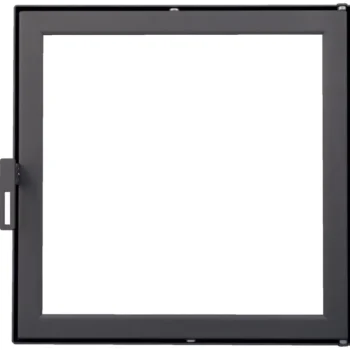 Pisla Kiuas- Ja Takkatarvikkeet-Takkaluukku HTT301 410 X 410 Mm, Satiiniharmaa