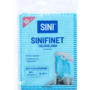 Sini Siivousvälineet^Talousliina 52 X 34 Cm 10 Kpl Finet