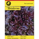 Bröderna Nelsons Kasvien Ja Nurmikonsiemenet-Tammenlehtisalaatti Red Salad Bowl Siemen