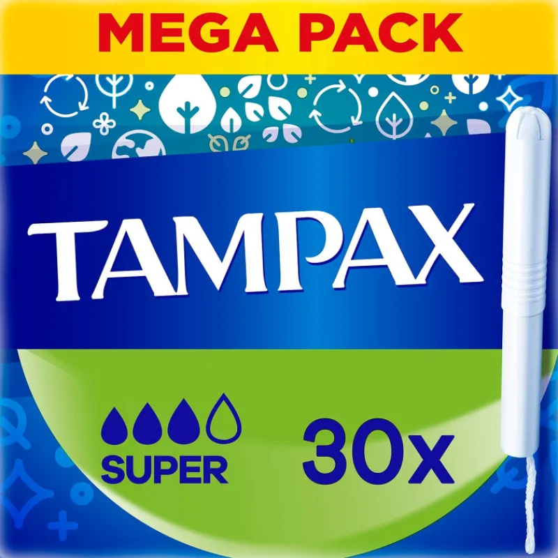 tamponi-tampax-30-kpl-super-ss-oRlejTvw-0.webp Tampax Intiimihygieniasuojat^Tamponi 30 Kpl Super Säästöpakkaus