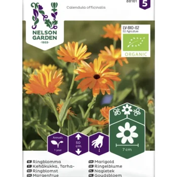 Nelson Garden Basic Kasvien Ja Nurmikonsiemenet-Tarhakehäkukka Siemen Väriseos Organic