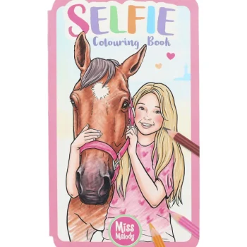 Lasten Kirjat^Taskuvärityskirja Miss Melody Selfie