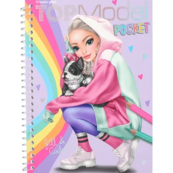 Topmodel Lasten Kirjat^Taskuvärityskirja Jill & Cookie