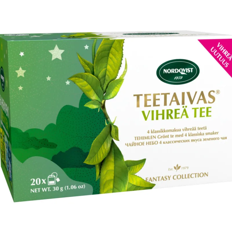 teetaivas-nordqvist-20-x-15-g-trQzvLOH-0.webp Nordqvist Teet Ja Kaakaot^Teetaivas 20 X 1,5 G Vihreä Tee