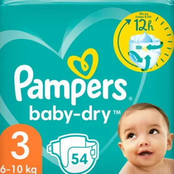 Pampers Vaipat Ja Puhdistuspyyhkeet^Teippivaippa 54 Kpl Baby-Dry 3, 6-10 Kg