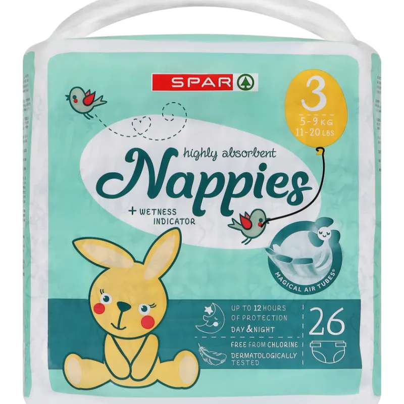 teippivaippa-spar-26-kpl-koko-sbTkkHwG-0.webp Spar Vaipat Ja Puhdistuspyyhkeet^Teippivaippa 26 Kpl Koko 3, 5-9 Kg