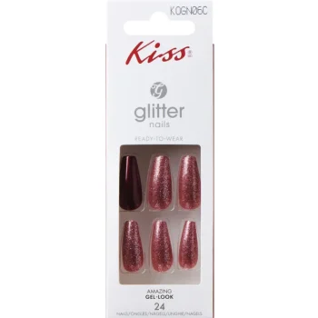 Kiss Kynsikosmetiikka^Tekokynnet Glitter Nails Stereotypes