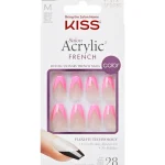 Kiss Kynsikosmetiikka^Tekokynnet Salon Acrylic Color Pink French