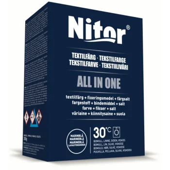 Nitor Pyykinkäsittelyaineet^Tekstiiliväri All-in-One 350 G Mariini