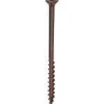 Brücke Naulat Ja Ruuvit-Terassiruuvi 4,8 X 75 Mm, AISI410+Ruspert, Ruskea, 200 Kpl
