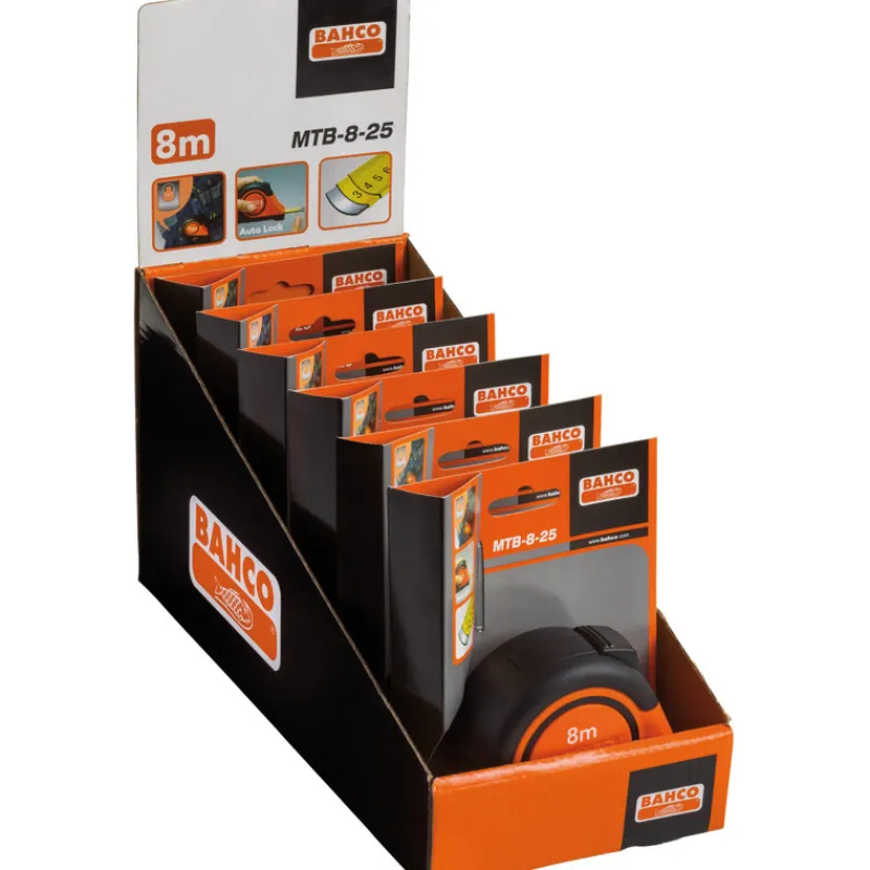 tersmittanauha-bahco-8-m-25-mm-GHiSKCUr-0.webp Bahco Käsityökalut-Teräsmittanauha 8 M 25 Mm