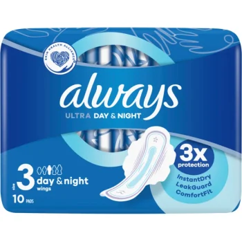 Always Intiimihygieniasuojat^Terveysside 10 Kpl Ultra Night
