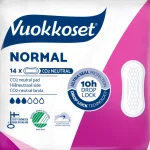 Vuokkoset Intiimihygieniasuojat^Terveysside 14 Kpl Normal