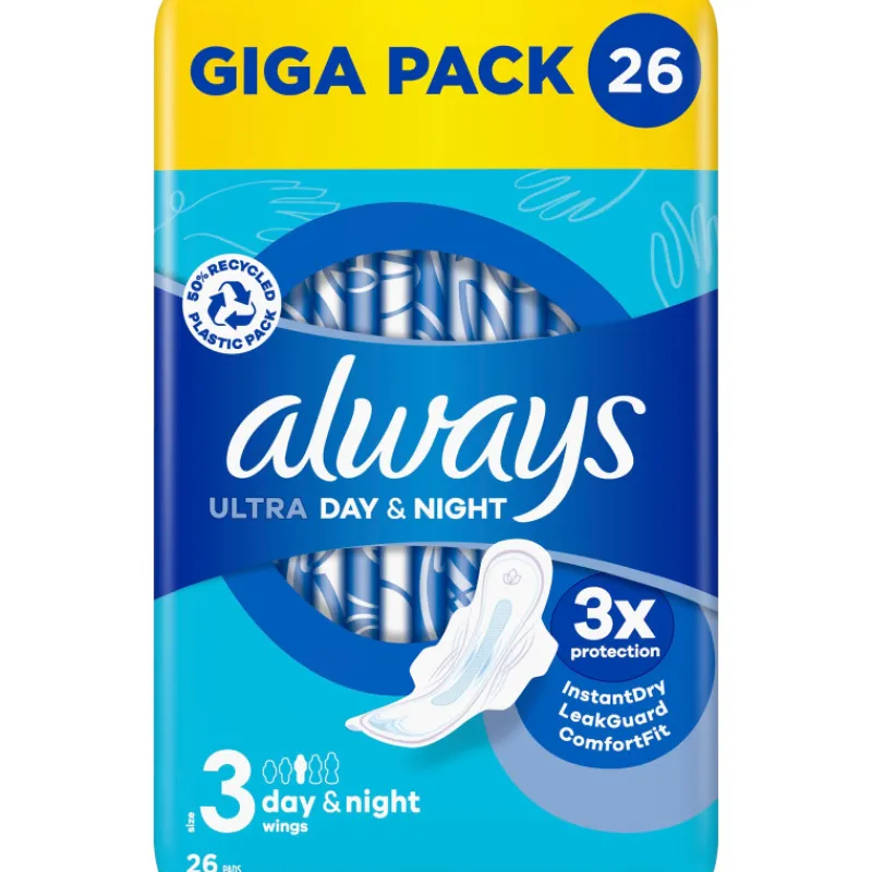 terveysside-always-26-kpl-ultr-HseKwlhL-0.webp Always Intiimihygieniasuojat^Terveysside 26 Kpl Ultra Night 3