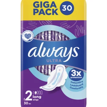 Always Intiimihygieniasuojat^Terveysside 30 Kpl Ultra Long 2