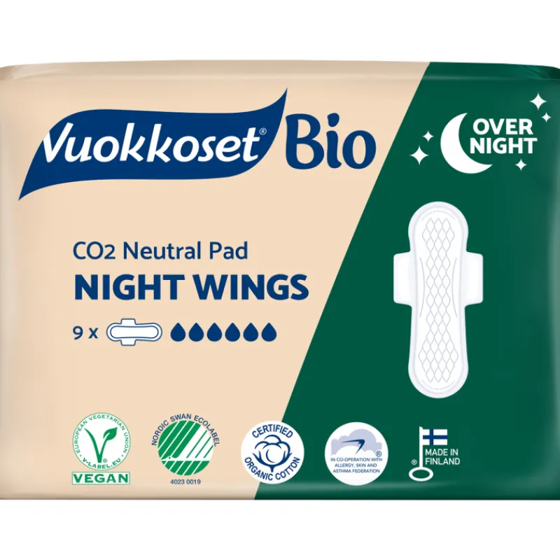 terveysside-vuokkoset-9-kpl-10-YNLhcqoI-0.webp Vuokkoset Intiimihygieniasuojat^Terveysside 9 Kpl 100 % Bio Night Wings