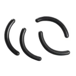 Cailap Meikkaustarvikkeet^The Curler No. 2 -ripsentaivuttimen Vaihtokumi 4 Kpl