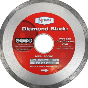 Tamo Professional Sähkötyökalujen Tarvikkeet-Timanttilaikka 110 Mm Jatkuvakehäinen