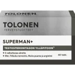Tolonen Terveysravinteet Ja -valmisteet^Superman+ 60 Kpl