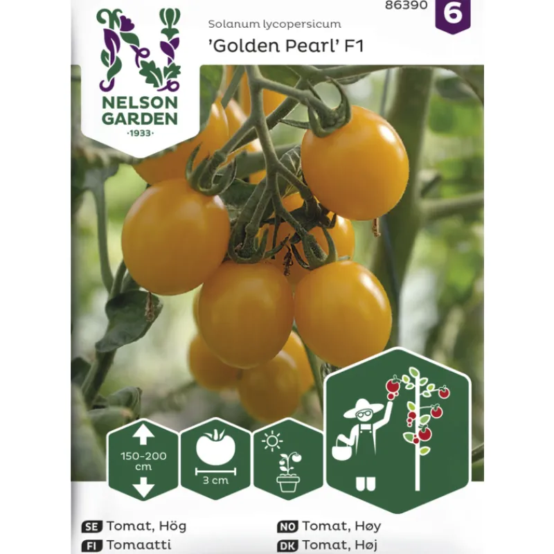 tomaatti-siemen-nelson-garden-TvKuEOHC-0.webp Nelson Garden Basic Kasvien Ja Nurmikonsiemenet-Tomaatti Siemen Golden Pearl F1
