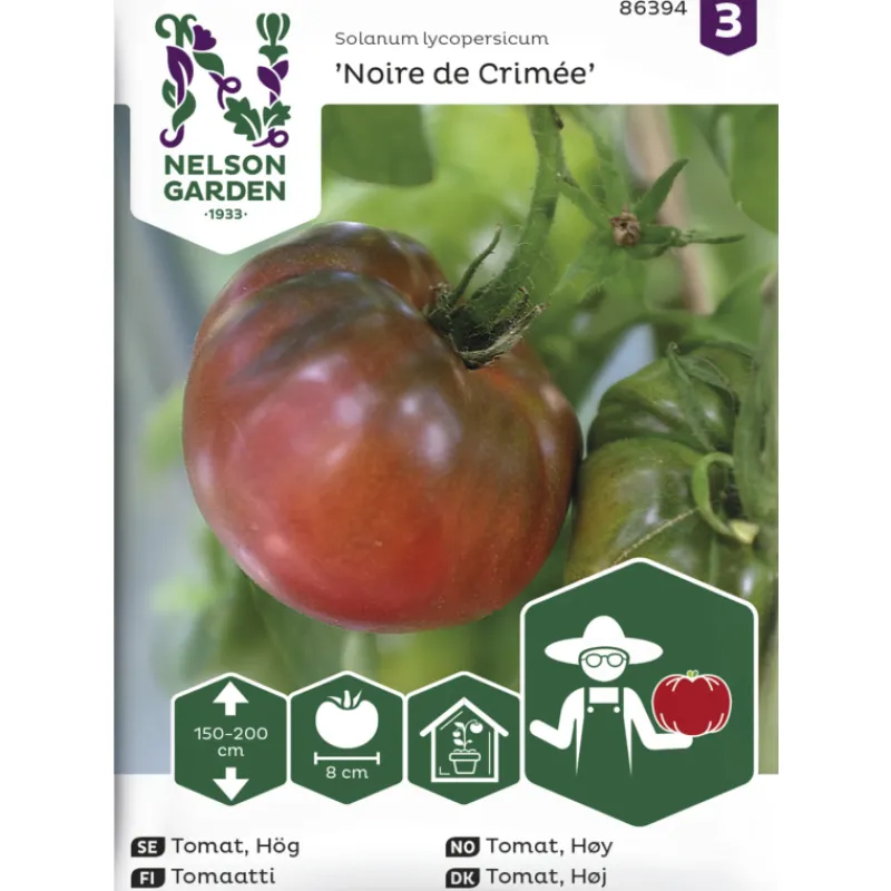 tomaatti-siemen-nelson-garden-iBDcocue-0.webp Nelson Garden Basic Kasvien Ja Nurmikonsiemenet-Tomaatti Siemen Noire De Crimée